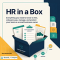 HR in a Box for Small Business: Everything you need to hire, onboard, pay, manage, and protect your team, without an HR department.